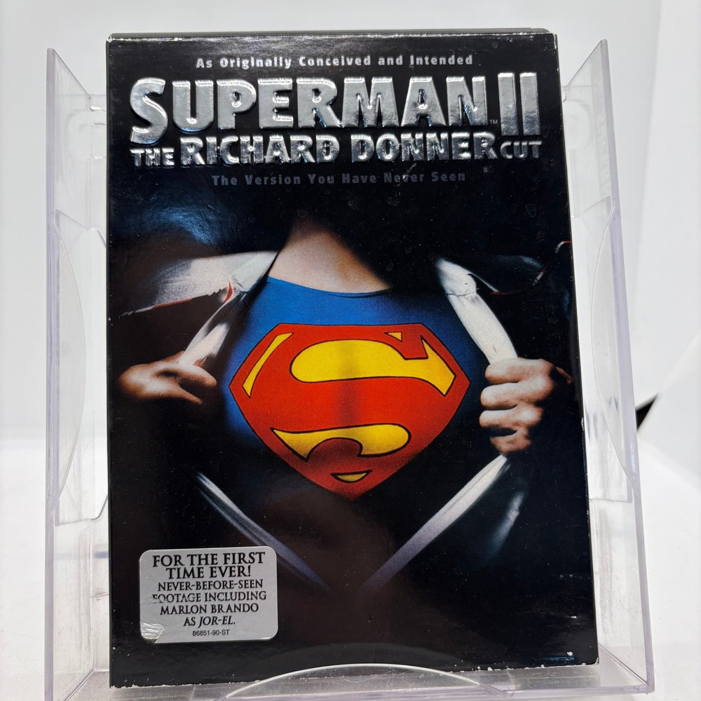 Superman II The Richard Donner Cut DVD 2006 Widescreen DC Comics Christopher